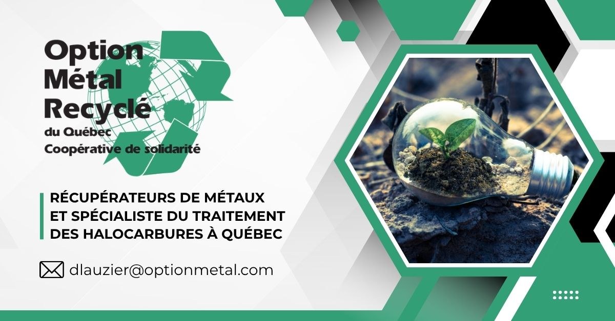Bannière Option Métal Recyclé du Québec